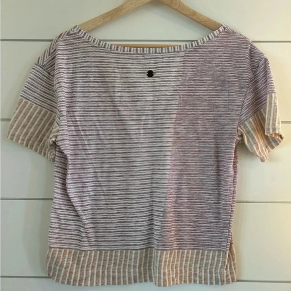 Prana Free Float Top Casis Stripes V-Neck - Picture 5 of 6